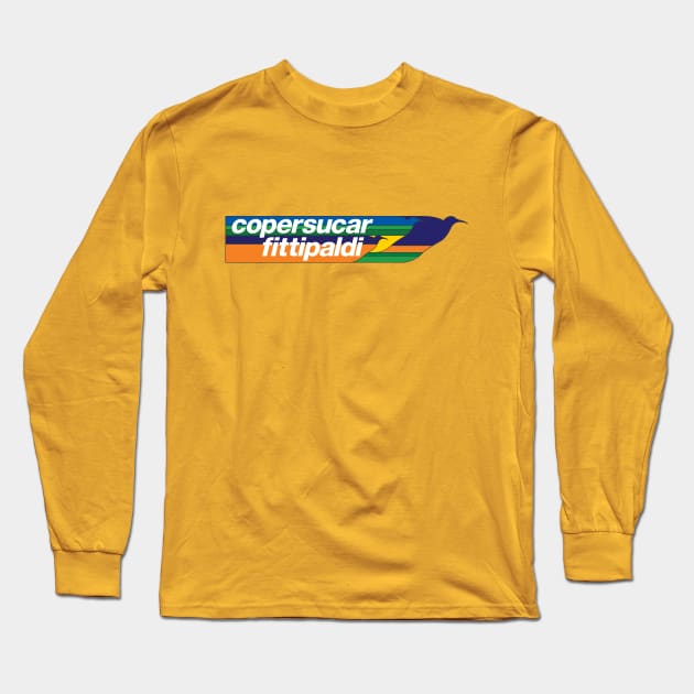 1978 Copersucar Fittipaldi F1 Long Sleeve T-Shirt by retropetrol